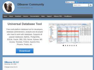 Dbeaver Webseite